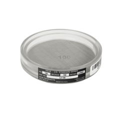 Analysensieb mit Plexiglas-Rahmen 76 x 25 mm